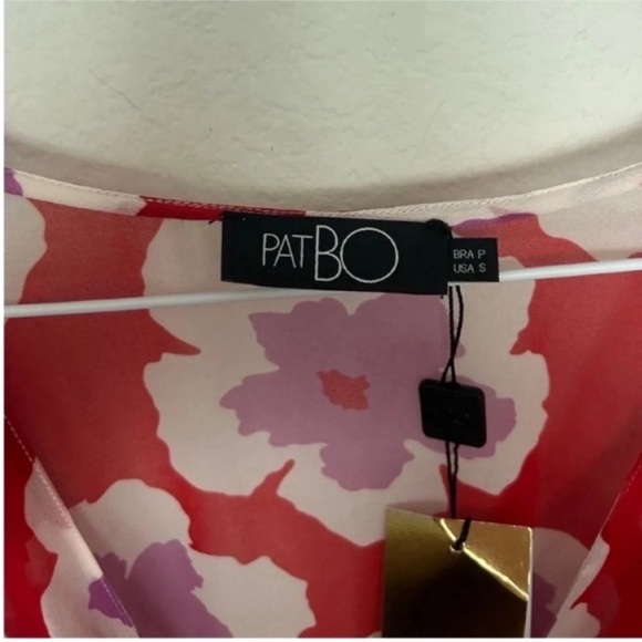 NWT Patbo Windflower Floral Mini Robe Dress - Picture 7 of 8